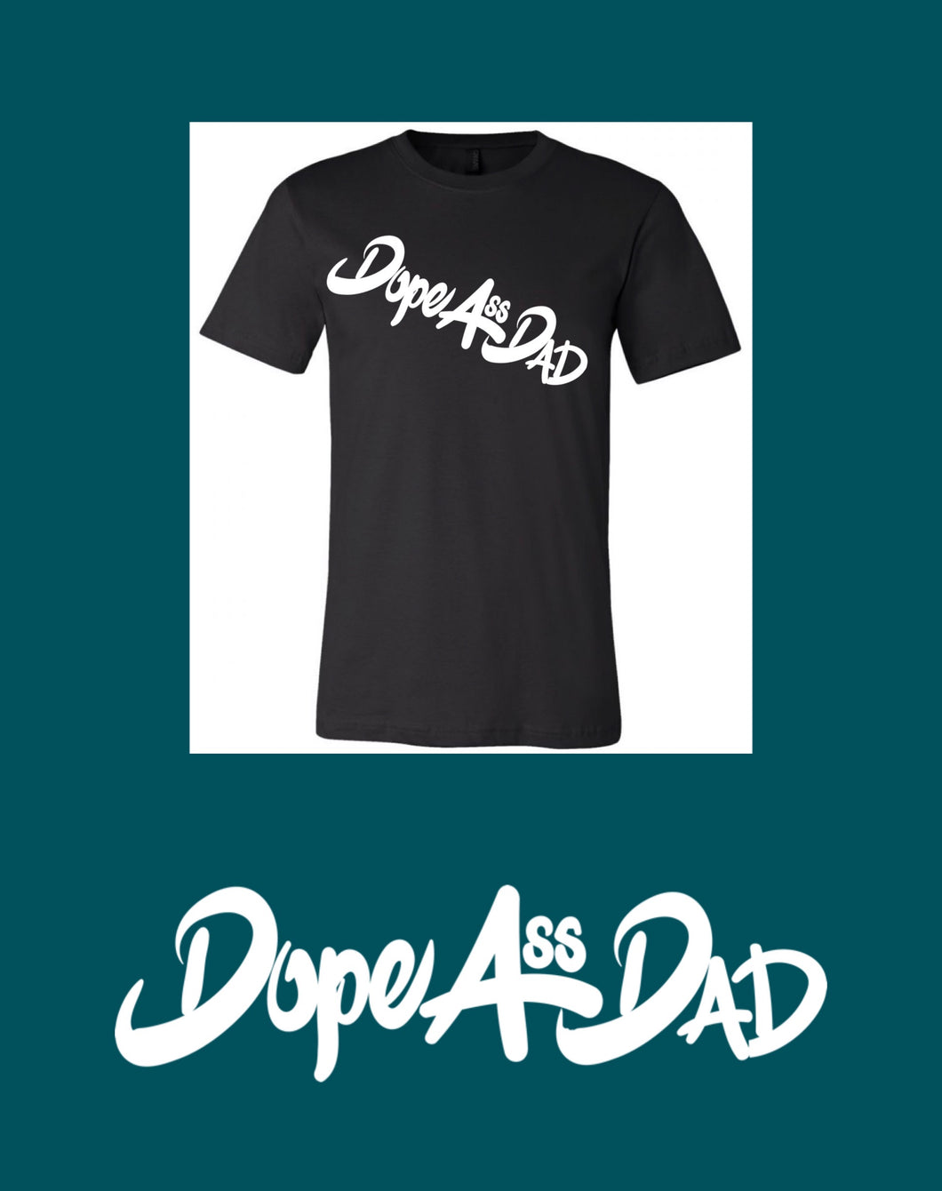 The Bold Dad Shirt (Black/White)