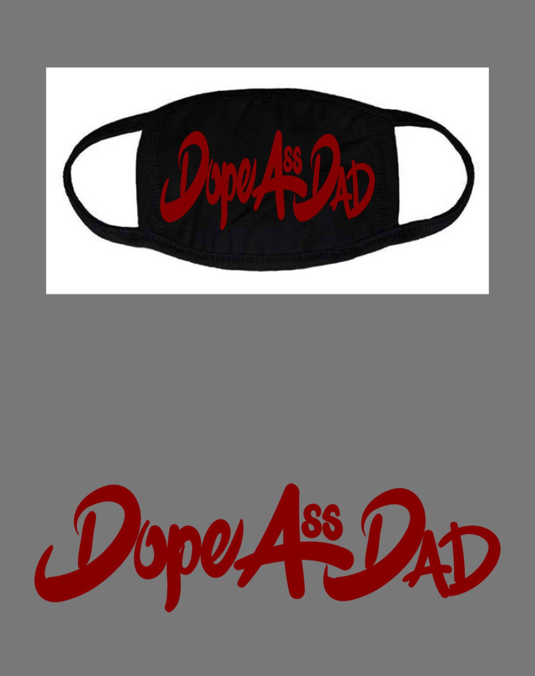 DAD Mask (Black/Red)
